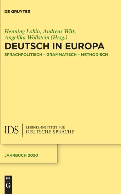 Deutsch in Europa - No Contributor - Kirjat - De Gruyter - 9783110735192 - maanantai 8. helmikuuta 2021