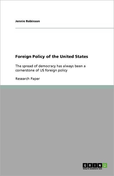 Cover for Robinson · Foreign Policy of the United S (Bog) (2010)