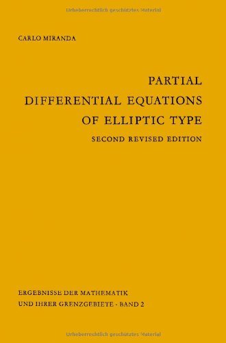 Cover for Carlo Miranda · Partial Differential Equations of Elliptic Type - Ergebnisse Der Mathematik Und Ihrer Grenzgebiete (Paperback Book) [German, 2. Aufl. 1970. Softcover Reprint of the Original 2nd Ed. edition] (1970)