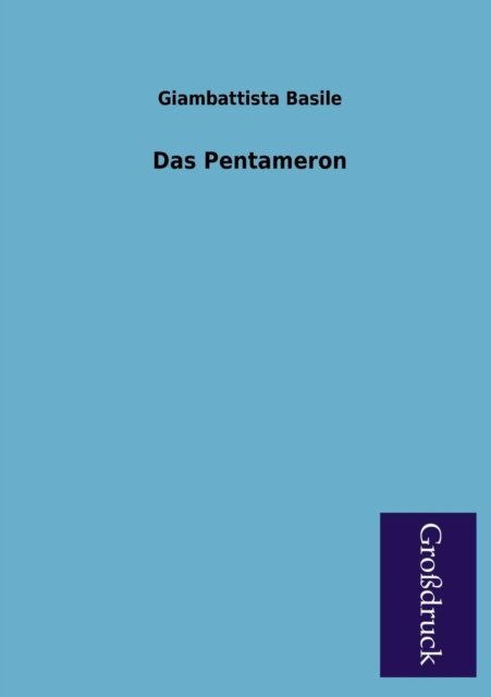Cover for Giambattista Basile · Das Pentameron (Paperback Book) [German edition] (2013)