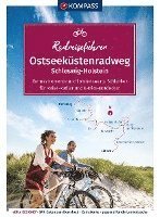 Cover for KOMPASS-Karten GmbH · KOMPASS RadReiseFührer Ostseeküstenradweg von Flensburg bis Lübeck (Paperback Book) (2022)
