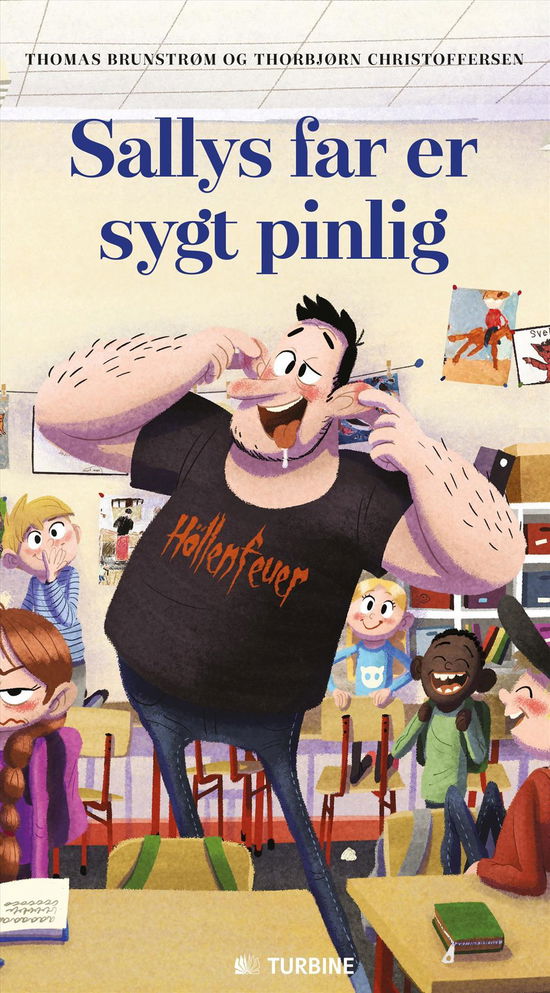 Cover for Thomas Brunstrøm · Sallys far er sygt pinlig (Innbunden bok) [1. utgave] (2016)