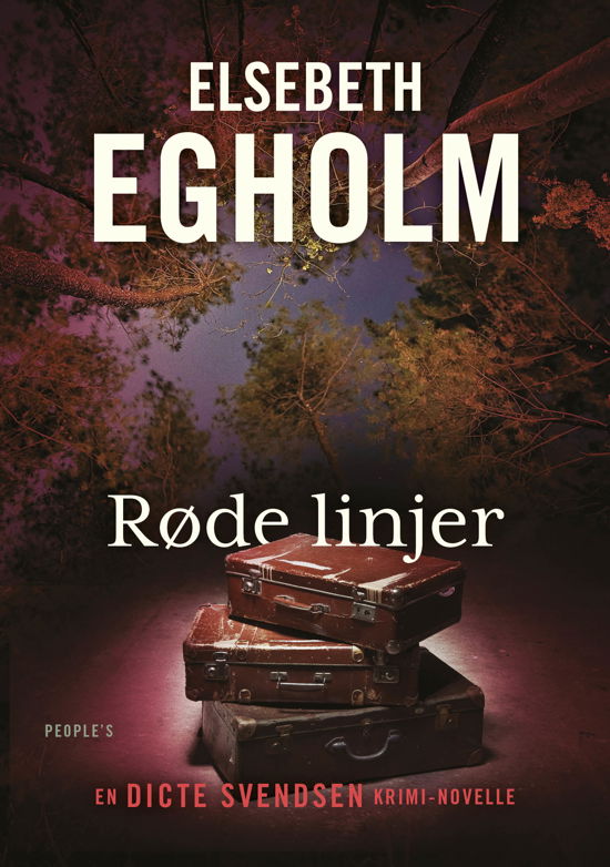 Cover for Elsebeth Egholm · Røde linjer (Bound Book) [1º edição] (2023)