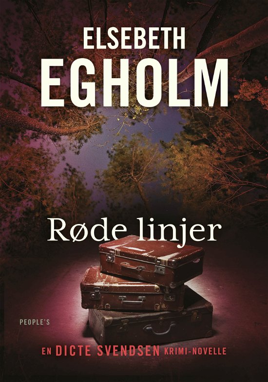 Cover for Elsebeth Egholm · Røde linjer (Inbunden Bok) [1:a utgåva] (2023)
