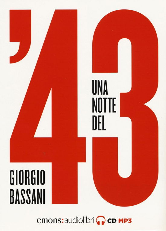 Cover for Giorgio Bassani · Bassani, Giorgio (Audiolibro) (CD)