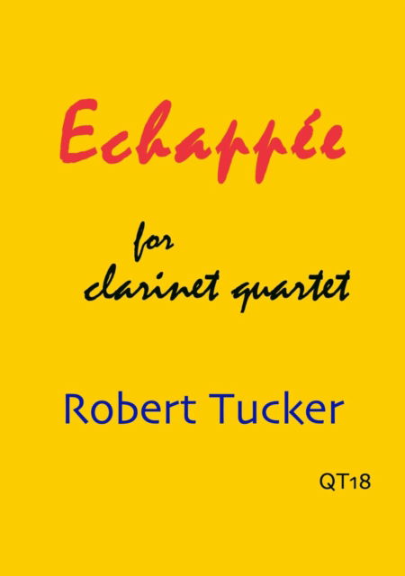 Cover for Echappee (Sheet music) (1998)