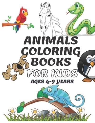 Cover for Wiilson Mohe · Animals Coloring Book (Paperback Book) (2021)