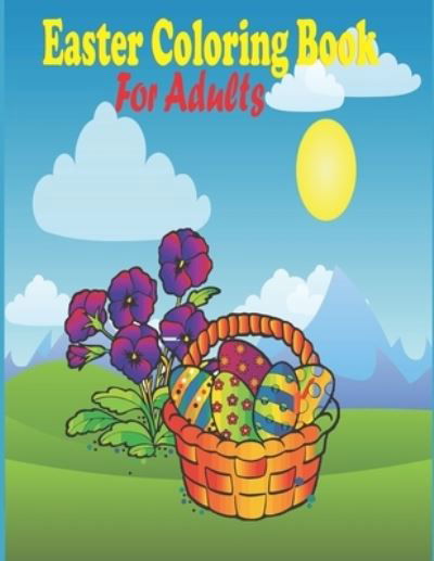 Cover for Tfatef Toura · Easter coloring Book for Adults (Pocketbok) (2021)