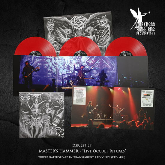 Cover for Master's Hammer · Live Occult Rituals (Transparent Red Vinyl 3lp) (LP) (2024)