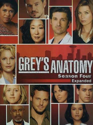 Cover for Grey's Anatomy: Complete Fourth Season (DVD) (2008)