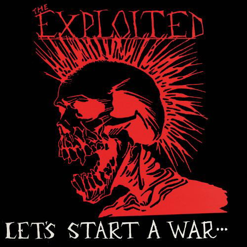 Cover for Exploited the · Lets Start a War - Red Vinyl (LP) [Limited edition] (2014)