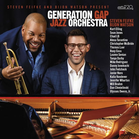 Cover for Feifke Steven &amp; Watson Bijon · Generation Gap Jazz Orchestra (CD) (2022)