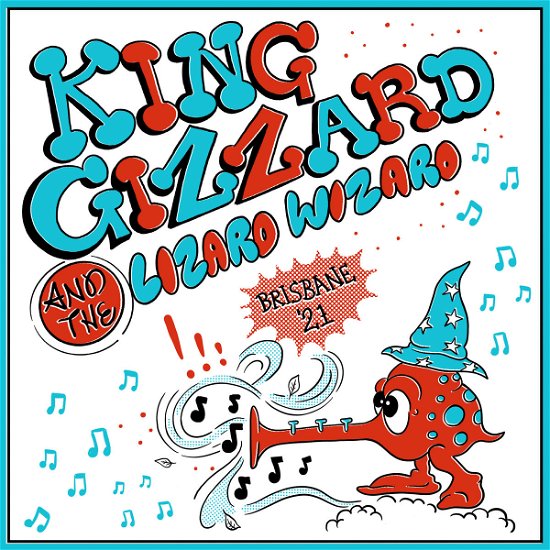 Cover for King Gizzard &amp; the Lizard Wizard · Live at Brisbane 21  (LP) (2022)