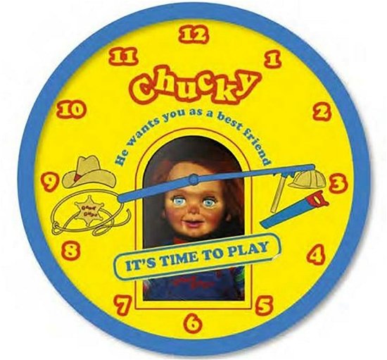 Cover for 10 Clocks · Chucky Time To Play (MERCH)