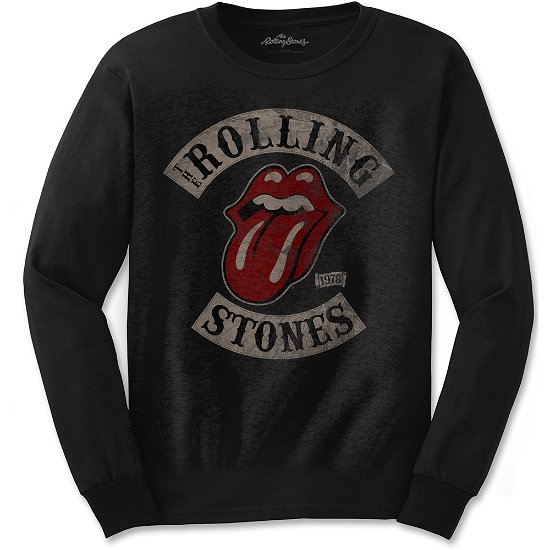 Cover for The Rolling Stones · The Rolling Stones Unisex Long Sleeve T-Shirt: Tour '78 (Klær) [size S] [Black - Unisex edition]