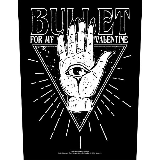 Bullet For My Valentine Back Patch: All Seeing Eye - Bullet For My Valentine - Koopwaar -  - 5056365711193 - 