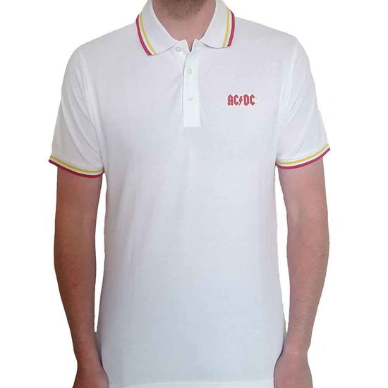 AC/DC Unisex Polo Shirt: Classic Logo - AC/DC - Merchandise -  - 5056368608193 - 