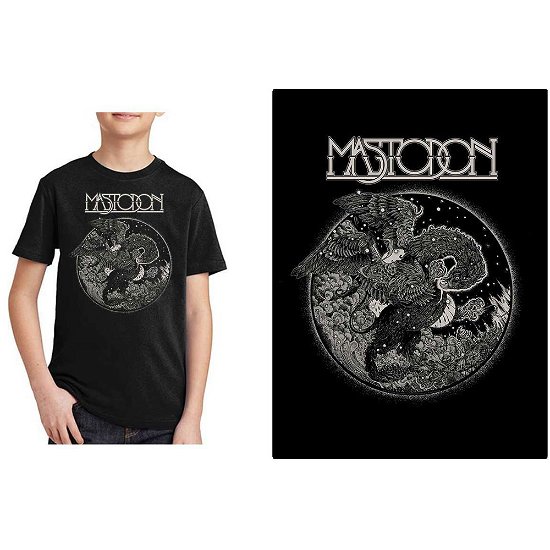 Cover for Mastodon · Mastodon Kids T-Shirt: Griffin (9-10 Years) (T-shirt) [size 9-10yrs] [Black - Kids edition]