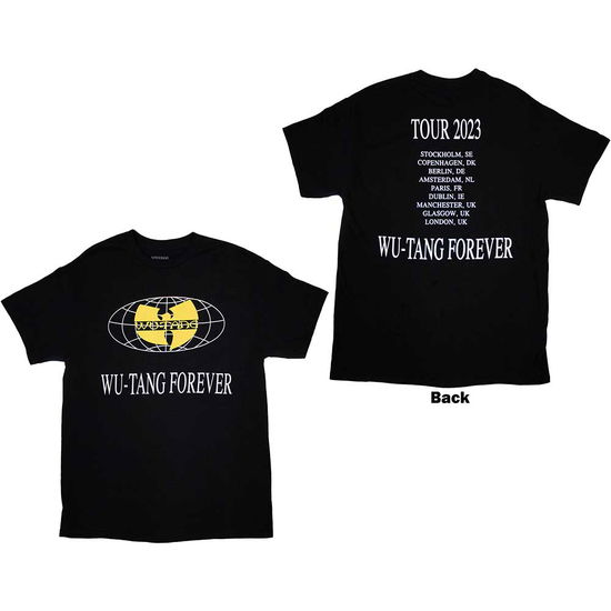 Cover for Wu-Tang Clan · Wu-Tang Clan Unisex T-Shirt: Tour '23 Wu-Tang Forever (Back Print &amp; Ex-Tour) (T-shirt) [size S] (2023)