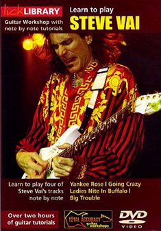 Lick Library: Learn to Play Steve Vai - Lick Library: Learn to Play St - Filmes - Music Sales Ltd - 5060088820193 - 2 de dezembro de 2004