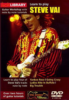 Lick Library: Learn to Play Steve Vai - Lick Library: Learn to Play St - Films - Music Sales Ltd - 5060088820193 - 2 december 2004