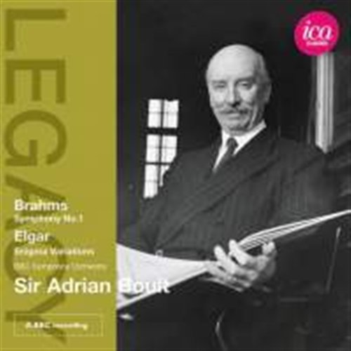 Cover for Brahms / Elgar / Bbso / Boult · Symphony 1 / Enigma (CD) (2011)