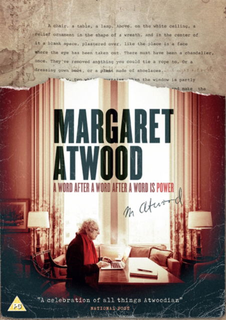 Margaret Atwood: A Word After A Word After A Word Is Power - Margaret Atwood: a Word After a Word After a Word - Filmes - SCREENBOUND PICTURES - 5060425353193 - 22 de junho de 2020