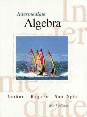 Cover for Barker · Intermediate Algebra (Taschenbuch) (1997)