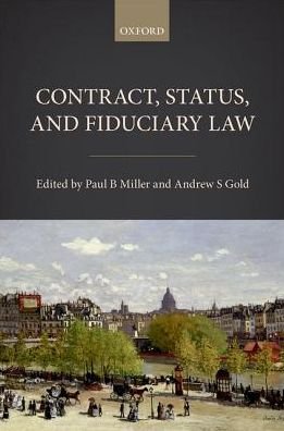 Cover for Contract, Status, and Fiduciary Law (Gebundenes Buch) (2016)