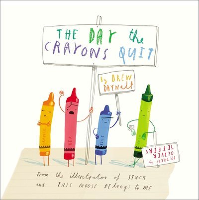 Cover for Drew Daywalt · The Day the Crayons Quit (Paperback Bog)
