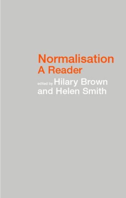 Cover for M J Rosser · Normalisation: A Reader (Paperback Book) (1992)