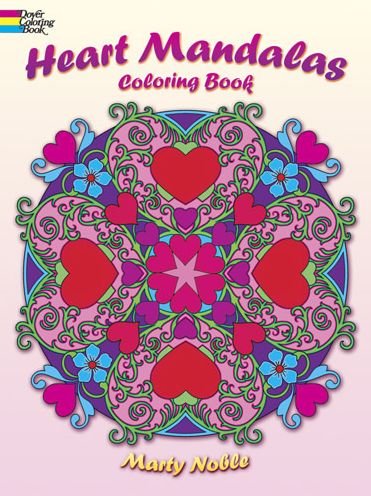 Cover for Marty Noble · Heart Mandalas Coloring Book (Paperback Book) (2013)