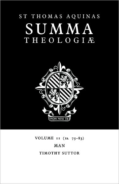 Cover for Thomas Aquinas · Summa Theologiae: Volume 11, Man: 1a. 75-83 (Paperback Book) (2006)