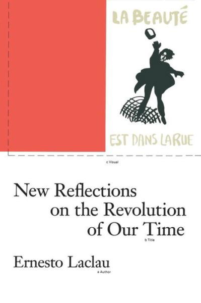 New Reflections on the Revolution of Our Time - Phronesis - Ernesto Laclau - Bøker - Verso Books - 9780860919193 - 17. desember 1990