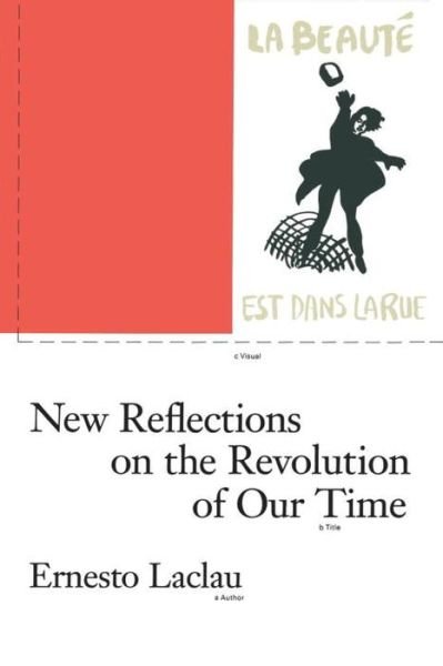 New Reflections on the Revolution of Our Time - Phronesis - Ernesto Laclau - Bøger - Verso Books - 9780860919193 - 17. december 1990