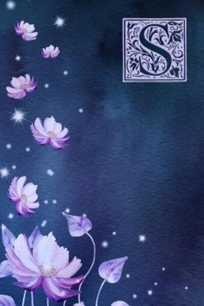 Cover for Hedgehog Independent Press · S Monogram Initial Notebook with Purple floral design (Pocketbok) (2019)