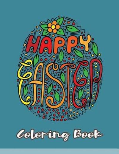 Cover for Jane Boston · Happy Easter Coloring Book (Paperback Book) (2019)