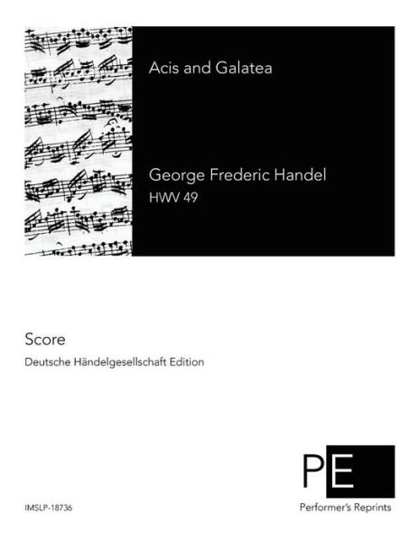 Cover for George Frideric Handel · Acis and Galatea (Taschenbuch) (2014)