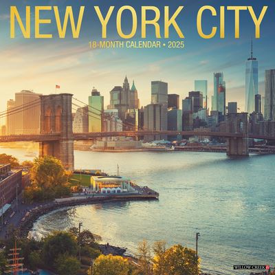 Willow Creek Press · New York City 2025 12 X 12 Wall Calendar (Kalender) (2024)