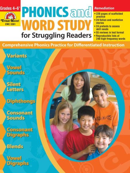 Cover for Evan-moor Educational Publishers · Phonics and Word Study for Struggling Readers: Grades 4-6 (Paperback Book) (2008)