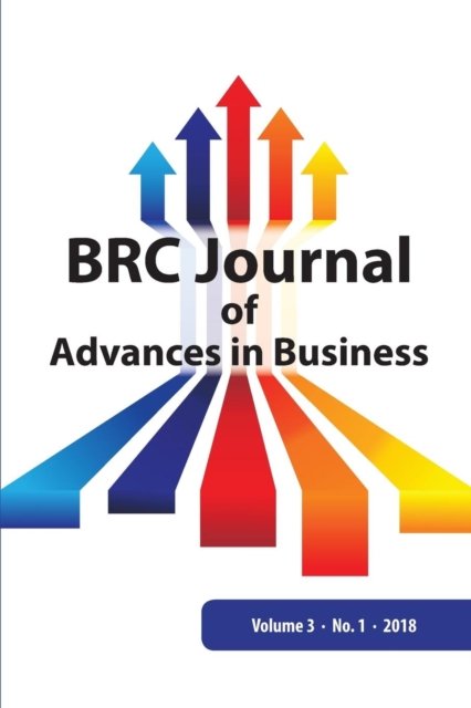 Cover for Paul Richardson · Brc Journal of Advances in Business, Volume 3 Number 1 (Paperback Bog) (2018)