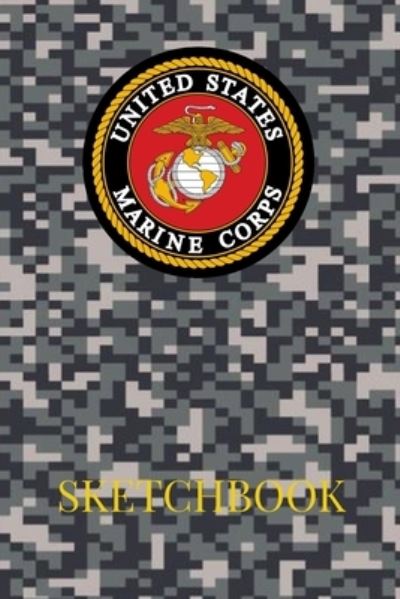 US Marines Digital Camo Sketchbook - Major Payne - Books - Independently Published - 9781698885193 - October 10, 2019