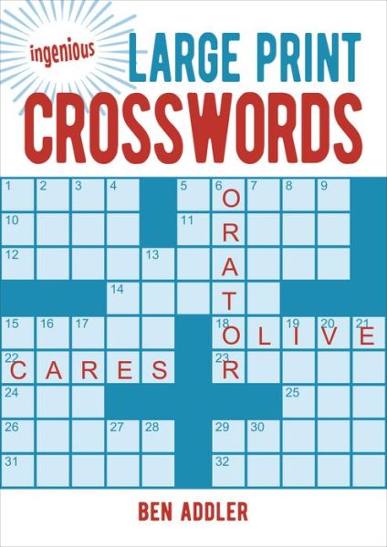 Cover for Eric Saunders · Ingenious Easy-To-Read Book of Crosswords (Book) (2019)