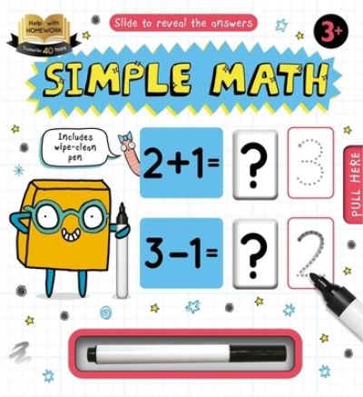 Cover for Igloobooks · Help with Homework Simple Math (Board book) (2021)