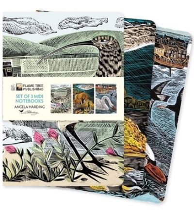 Cover for Flame Tree Studio · Angela Harding: Wildlife Set of 3 Midi Notebooks - Midi Notebook Collections (Papirvare) (2022)