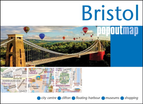 Bristol PopOut Map - pocket size, pop up map of Bristol city centre - PopOut Maps - Popout Map - Bücher - Heartwood Publishing - 9781917131193 - 27. Januar 2025