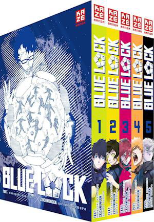 Blue Lock  Band 1-5 im Sammelschuber - Yusuke Nomura - Books - KAZÉ Manga - 9782889516193 - July 7, 2022