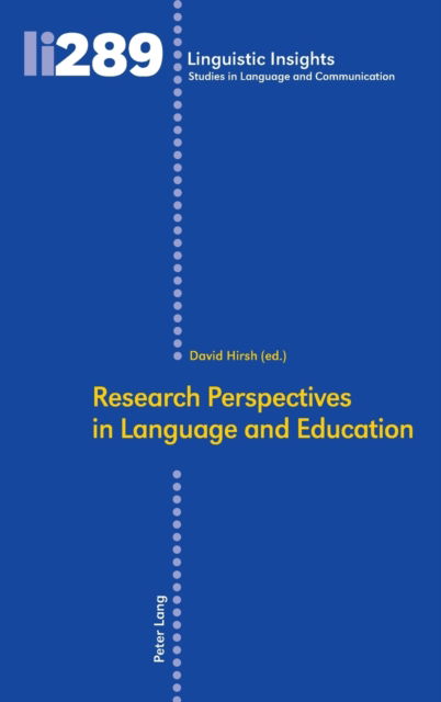 Cover for Research Perspectives in Language and Education - Linguistic Insights (Hardcover Book) [New edition] (2021)