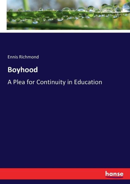 Cover for Richmond · Boyhood (Book) (2017)