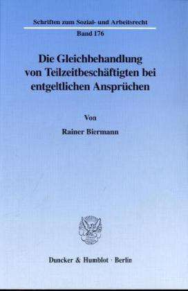 Cover for Biermann · Die Gleichbehandlung von Teilz (Book) (2000)